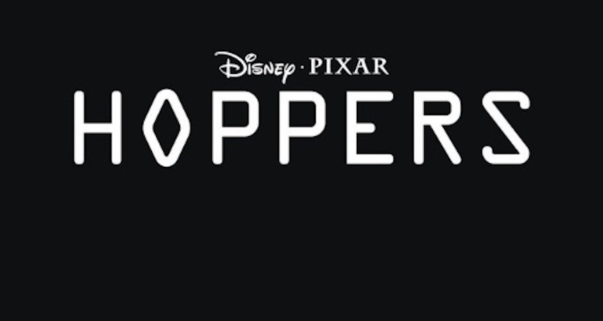 Hoppers movie title card.